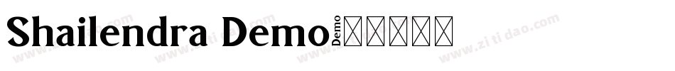 Shailendra Demo字体转换